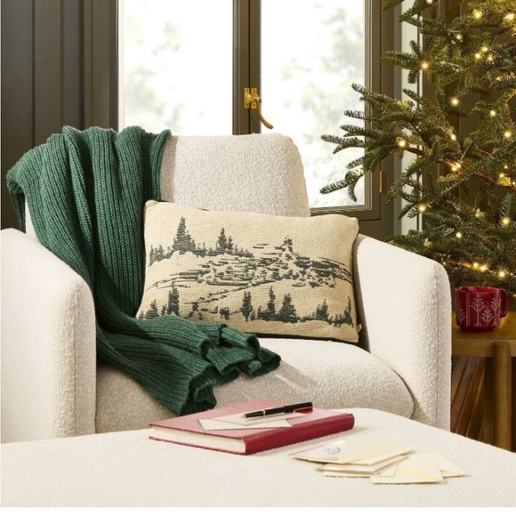 Hearth and Hand snowy icon lumbar pillow - Picture 3 of 5